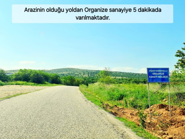 Uşak Karahallı Külköy'de Organize Sanayiye ve Köye Yakın, Köy ve Doğa Manzaralı 6.650 m2 Yatırımlık Kupon Bağ Bahçe. İlan Açıklamasını Okuyarak İletişime Geçiniz Lütfen.