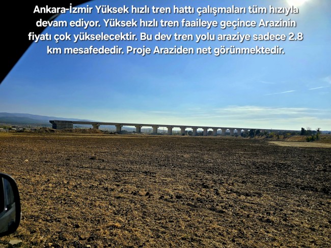 Uşak Banaz Merkeze Çok Yakın Ana Yol Üstünde 3.739 m2 Yatırımlık Arazi. Açıklamayı Okuyarak Arayınız