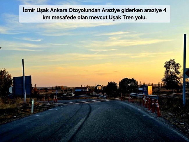 Uşak Banaz Merkeze Çok Yakın Ana Yol Üstünde 3.739 m2 Yatırımlık Arazi. Açıklamayı Okuyarak Arayınız