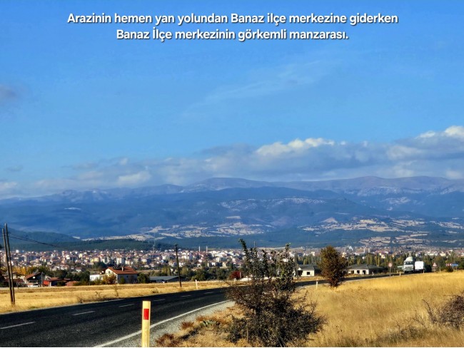 Uşak Banaz Merkeze Çok Yakın Ana Yol Üstünde 3.739 m2 Yatırımlık Arazi. Açıklamayı Okuyarak Arayınız