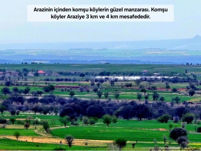 Uşak Karahallı Kavaklı'da 4.505 m2 Köy Girişi Arsa ve Bağ. Açıklamayı Okuyarak Arayınız