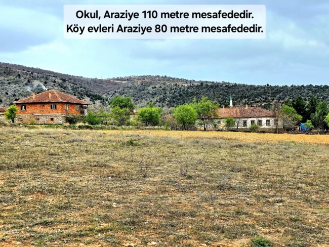 Uşak Karahallı Kavaklı'da 4.505 m2 Köy Girişi Arsa ve Bağ. Açıklamayı Okuyarak Arayınız