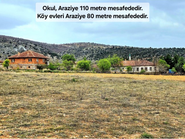 Uşak Karahallı Kavaklı'da 4.505 m2 Köy Girişi Arsa ve Bağ. Açıklamayı Okuyarak Arayınız