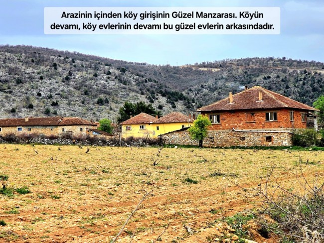 Uşak Karahallı Kavaklı'da 4.505 m2 Köy Girişi Arsa ve Bağ. Açıklamayı Okuyarak Arayınız