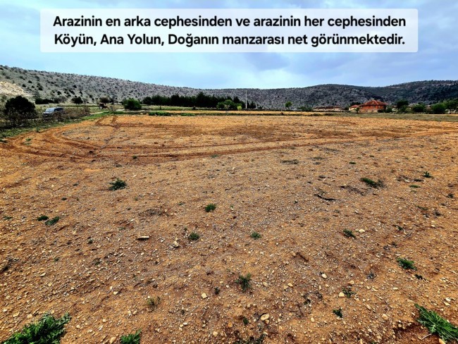 Uşak Karahallı Kavaklı'da 4.505 m2 Köy Girişi Arsa ve Bağ. Açıklamayı Okuyarak Arayınız