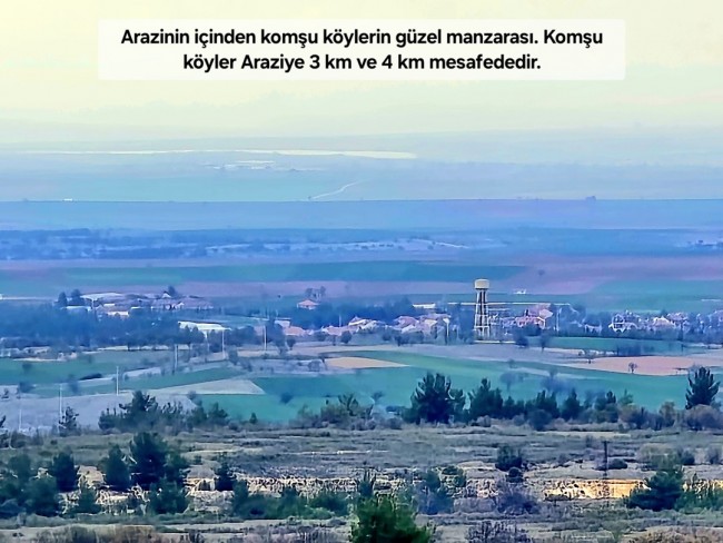 Uşak Karahallı Kavaklı'da 4.505 m2 Köy Girişi Arsa ve Bağ. Açıklamayı Okuyarak Arayınız