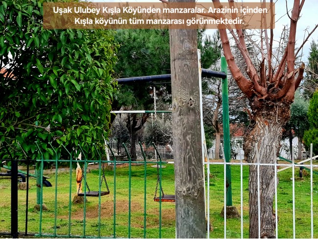 Uşak Ulubey Kışla'da Köy Doğa Yol Manzaralı, İmara Yakın 4.855 m2 Arazi. Açıklamayı Okuyunuz