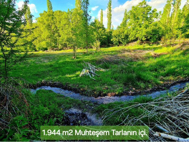 Afyonkarahisar Hocalar Akçadere Köydibinde 1.944 m2 Tarla. Açıklamayı Okuyunuz