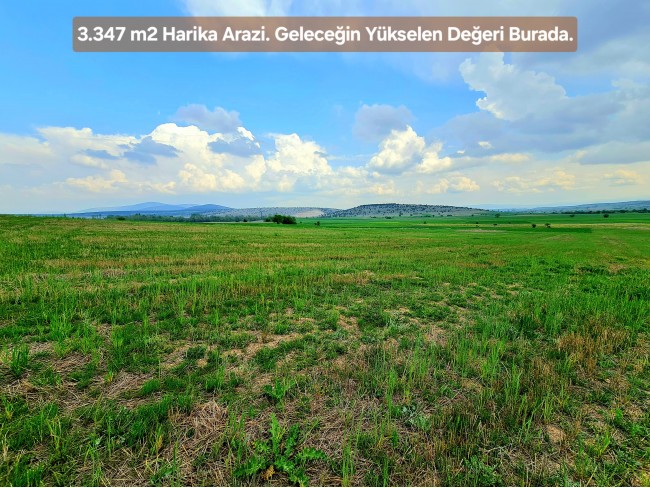 Kütahya Emet Aydıncık'da Köy ve Doğa Manzaralı 3.347 m2 Yatırımlık Tarla. İlan Açıklamasını Okuyunuz