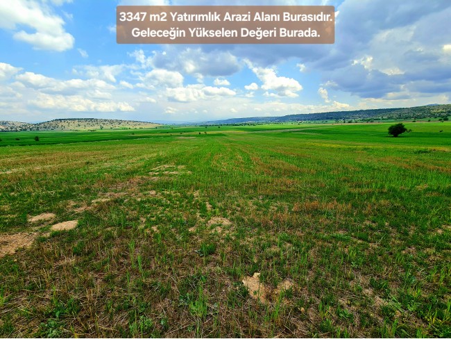 Kütahya Emet Aydıncık'da Köy ve Doğa Manzaralı 3.347 m2 Yatırımlık Tarla. İlan Açıklamasını Okuyunuz