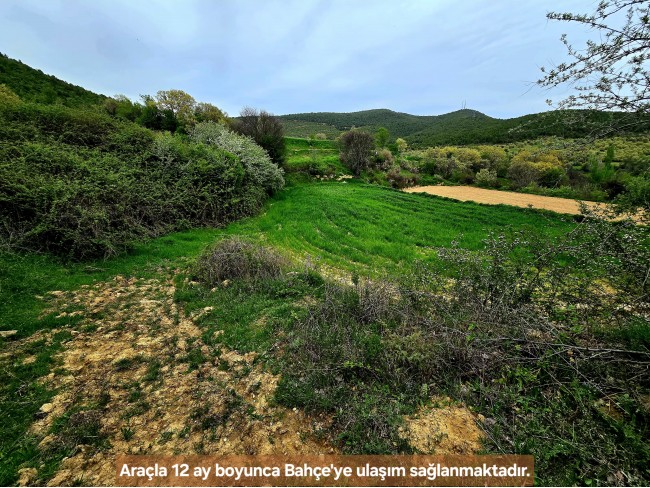 Uşak Banaz Kızılhisar'da Köy ve Doğa Manzaralı 1.000 m2 Çok Güzel Bahçe. Açıklamayı Okuyunuz
