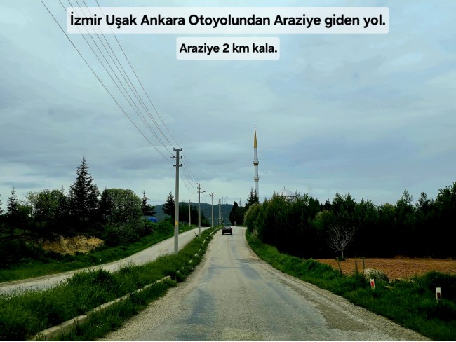 Uşak Banaz Kızılhisar'da Köy ve Doğa Manzaralı 1.000 m2 Çok Güzel Bahçe. Açıklamayı Okuyunuz