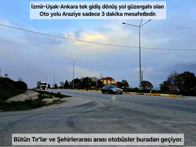 Uşak Banaz Kızılhisar'da Köy ve Doğa Manzaralı 1.000 m2 Çok Güzel Bahçe. Açıklamayı Okuyunuz