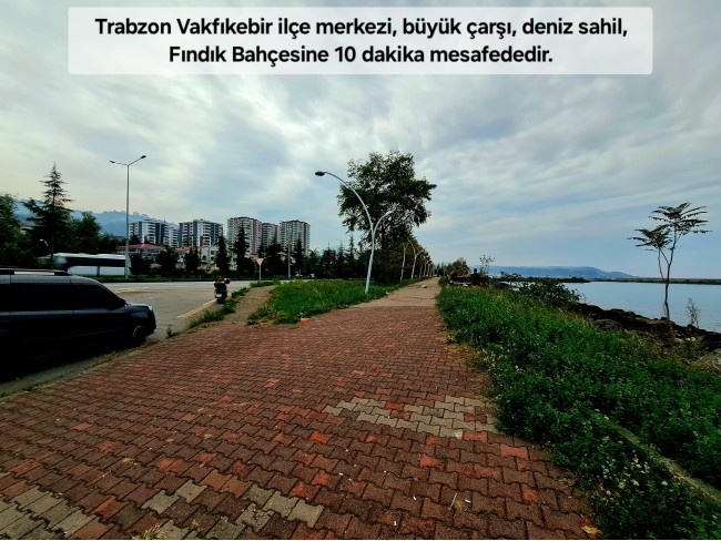 Trabzon Vakfıkebir İshaklı'da Denize Yakın 1.544 m2 Yola Cepheli Fındık Bahçesi. Açıklamayı Okuyunuz