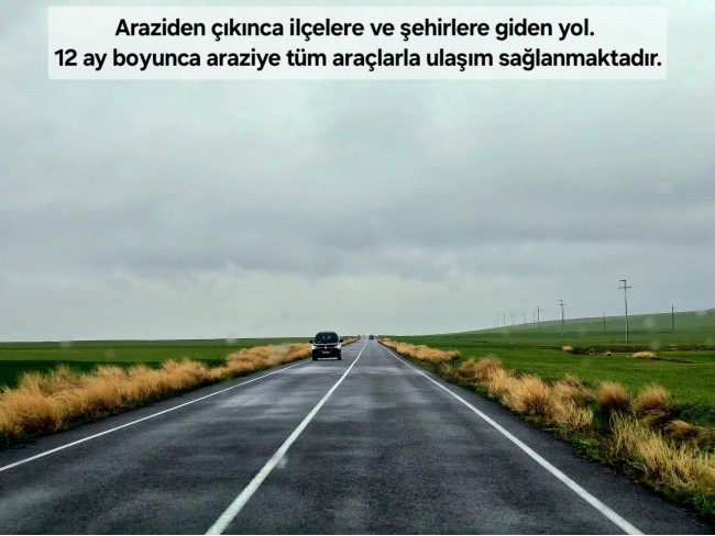 Afyon Emirdağ Leylekli'de 6.625 m2 Köy İçi, Çift Yola Cepheli Tarla. Açıklamayı Okuyarak Arayınız.