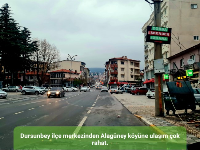 Balıkesir Dursunbey Alagüney'de 2.383 m2 Düz Uygun Tarla. Açıklamayı Okuyunuz.