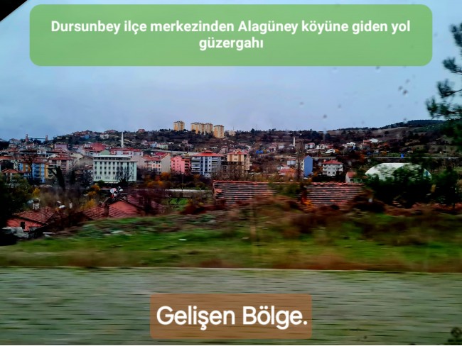 Balıkesir Dursunbey Alagüney'de 2.383 m2 Düz Uygun Tarla. Açıklamayı Okuyunuz.