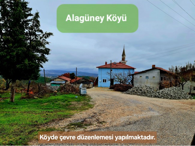 Balıkesir Dursunbey Alagüney'de 2.383 m2 Düz Uygun Tarla. Açıklamayı Okuyunuz.