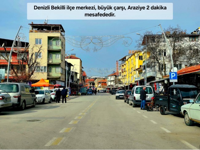Denizli Bekilli Üçkuyu'nun En Güzel Konumunda 1.161 m2 Yatırımlık Tarla.