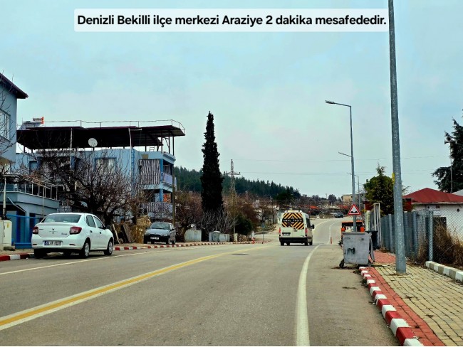 Denizli Bekilli Üçkuyu'nun En Güzel Konumunda 1.161 m2 Yatırımlık Tarla.