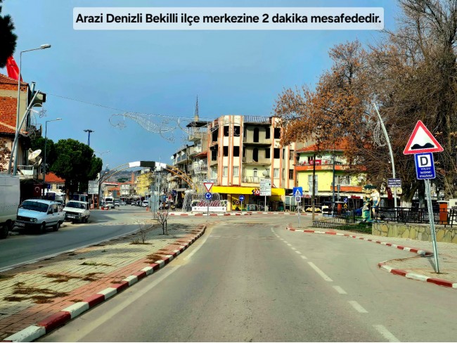 Denizli Bekilli Üçkuyu'nun En Güzel Konumunda 1.161 m2 Yatırımlık Tarla.