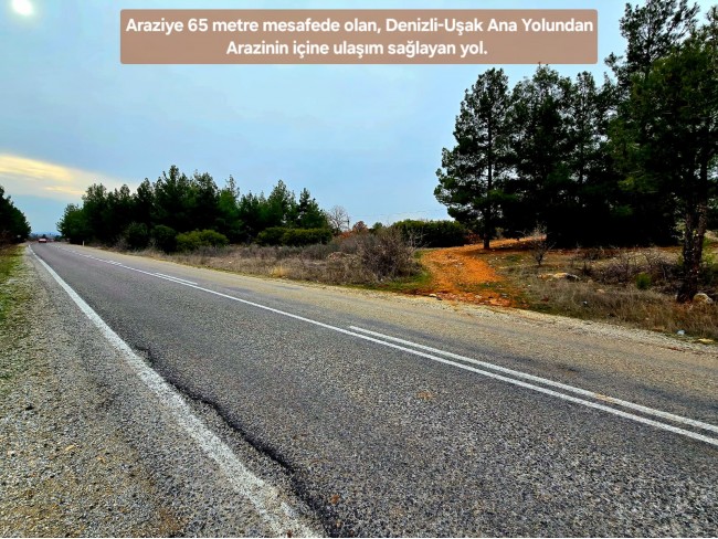 Denizli Bekilli Üçkuyu'nun En Güzel Konumunda 1.161 m2 Yatırımlık Tarla.