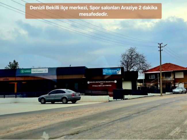 Denizli Bekilli Üçkuyu'nun En Güzel Konumunda 1.161 m2 Yatırımlık Tarla.