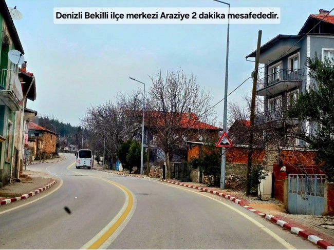 Denizli Bekilli Üçkuyu'nun En Güzel Konumunda 1.161 m2 Yatırımlık Tarla.