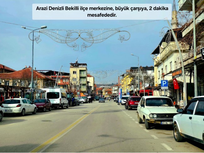 Denizli Bekilli Üçkuyu'nun En Güzel Konumunda 1.161 m2 Yatırımlık Tarla.