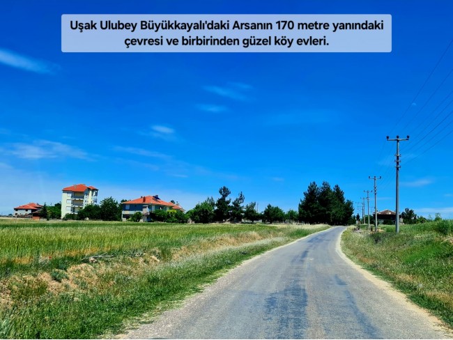 Uşak Ulubey Büyükkayalı'da %40 İmarlı 1.181 m2 Yolu Olan Kupon Arsa. Açıklamayı Okuyarak Arayınız.