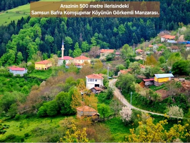 Samsun Bafra Komşupınar'da Denize Köye Yakın 1.143 m2 Çok Uygun Arazi. Açıklamayı Okuyunuz.