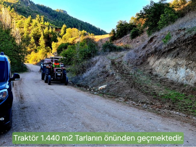 Balıkesir Sındırgı Osmanlar'da 1.440 m2 Asfalt Yola Cepheli Tarla. Açıklamayı Okuyarak Arayınız.