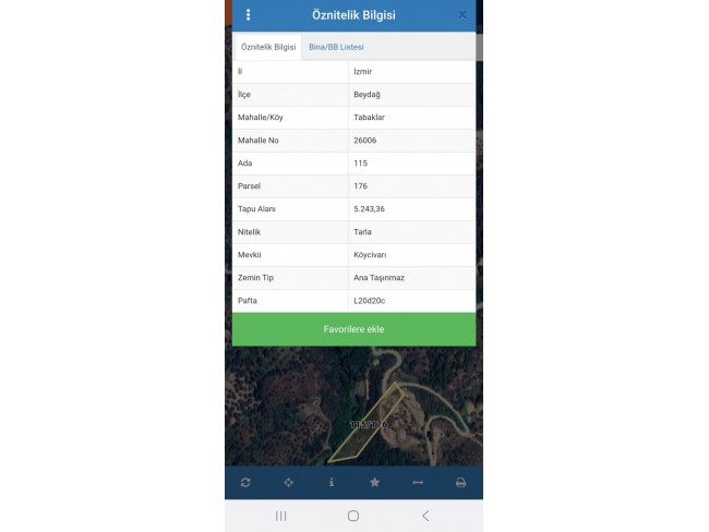 İzmir Beydağ Tabaklar'da 5.243 m2 Yatırımlık Uygun Tarla. İlan Açıklamasını Okuyarak Arayınız.