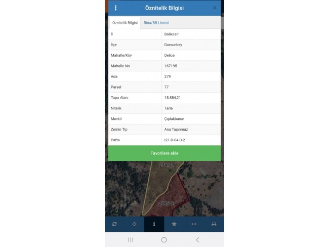 Balıkesir Dursunbey Delice'de Yatırımlık 25.587 m2 Ceviz Badem Bahçesi. İlan Açıklamasını Okuyunuz.