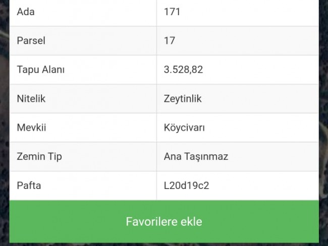 İzmir Beydağ Adaküre'de Köycivarı 3.528 m2 Uygun Zeytinlik. İlan Açıklamasını Okuyarak Arayınız.