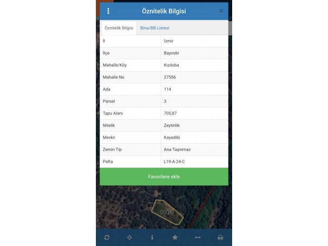 İzmir Bayındır Kızıloba'da 705 m2 Akarsu Yanı Zeytinlik. İlan Açıklamasını Okuyarak Arayınız.