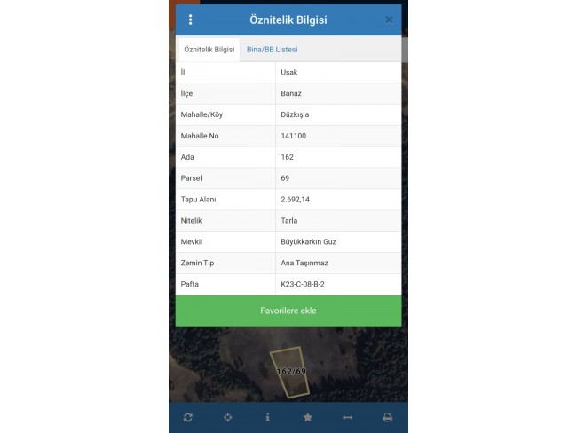 Uşak Banaz Düzkışla'da 3.749 m2 Uygun İki Adet Yatırımlık Tarla. İlan Açıklamasını Okuyarak Arayınız