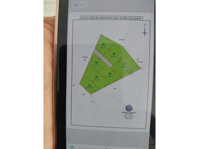 İzmir Buca Kırklar'da Yerleşim Yanı 289 m2 Tapulu Güzel Tarla. Açıklamayı Okuyarak Arayınız.