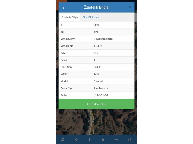 İzmir Tire Büyükkemerdere'de 364 m2 Asfalt Yola Cepheli Yatırımlık Tarla. Açıklamayı Okuyunuz. İzmir Tire Büyükkemerdere'de 364 m2 Asfalt Yola Cepheli Yatırımlık Tarla. Açıklamayı Okuyunuz.