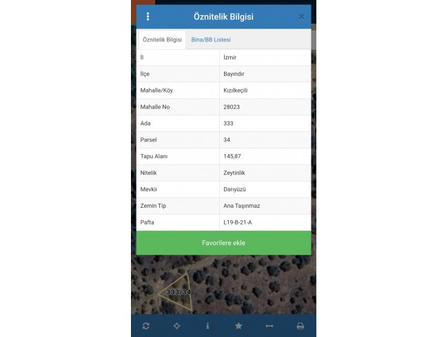 İzmir Bayındır Kızılkeçili'de 2 Adet Toplam 432 m2 Zeytinlik. Yolu Var. Açıklamayı Okuyunuz Lütfen.