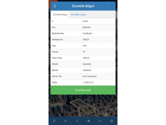 İzmir Bayındır Kızılkeçili'de 2 Adet Toplam 432 m2 Zeytinlik. Yolu Var. Açıklamayı Okuyunuz Lütfen.