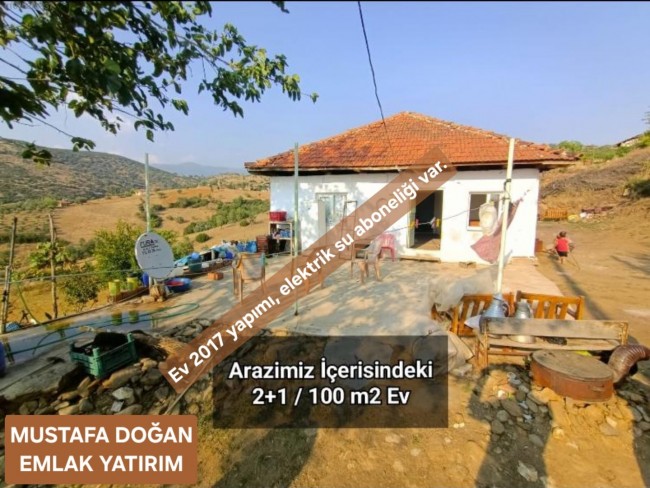 İzmir Kiraz Tekbıçaklar Köyünde 6.563 m2 Bahçe İçinde 100 m2 Müstakil 2+1 Ev. Açıklamayı Okuyunuz.