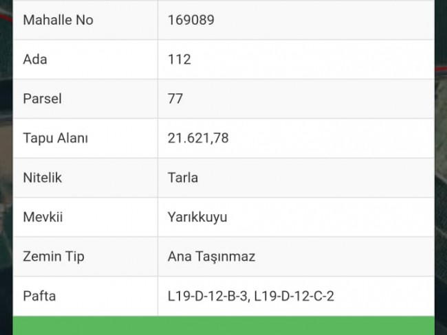 İzmir Tire Eskioba'da 37 Dönüm 2 Uygun Yatırımlık Tarla. Konumu Güzel. Açıklamayı Okuyarak Arayınız.